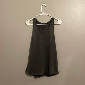 Grey Racerback Tank Top